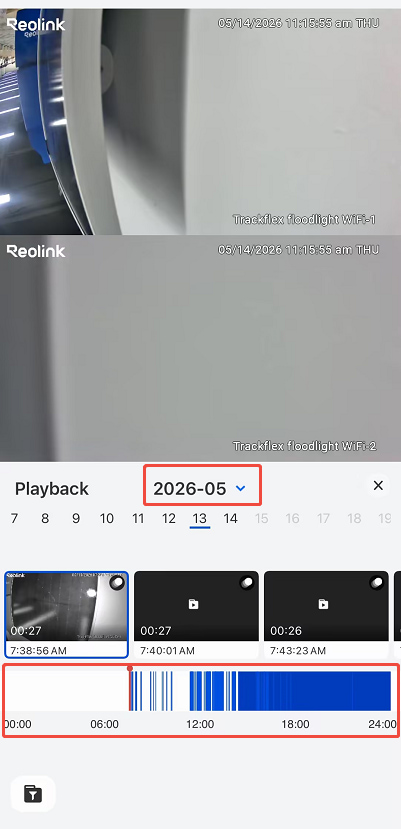 timeline view