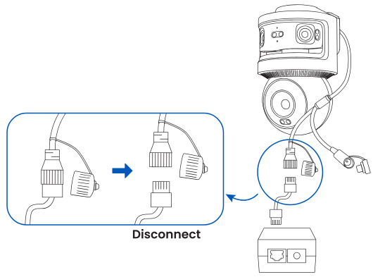 Disconnect the Ethernet Cable