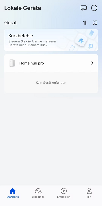 navigate to the Home Hub