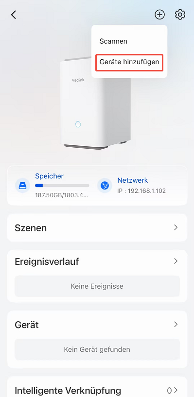 tap add device