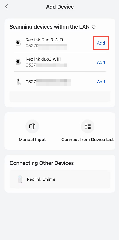 tap add