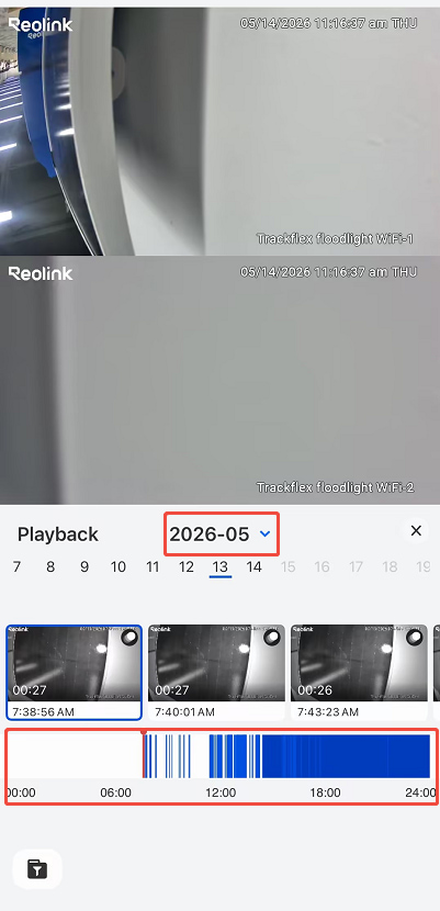 timeline view