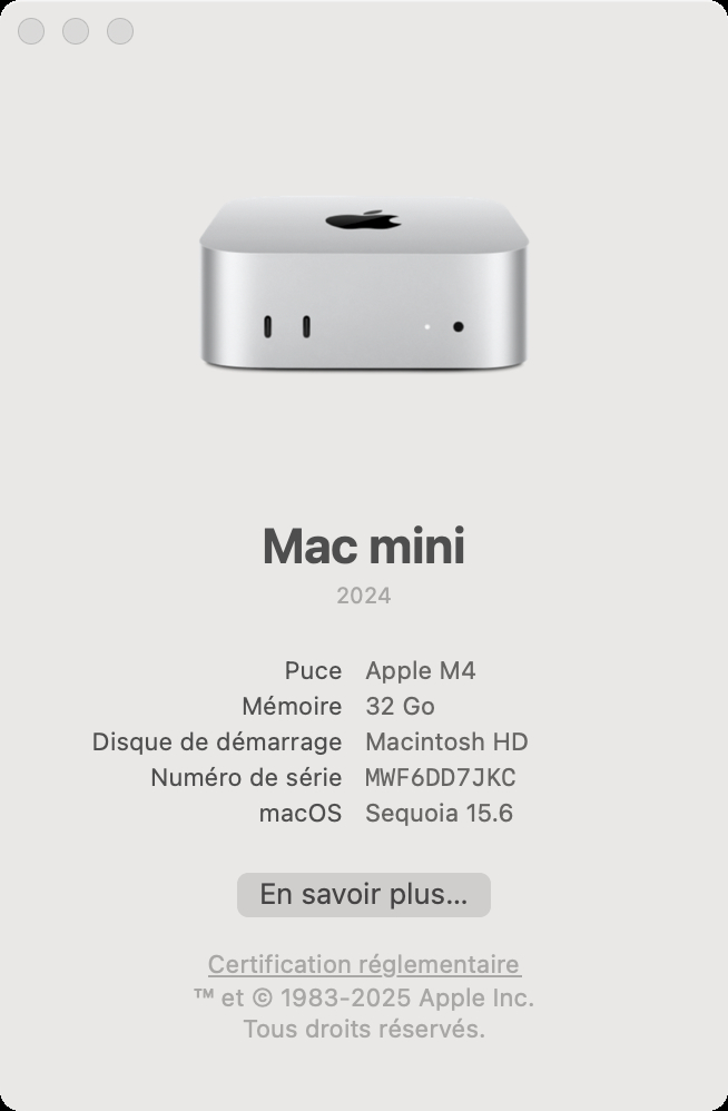 mac info