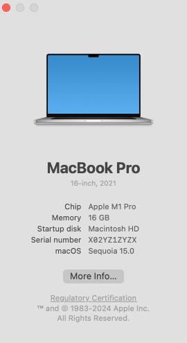 mac info