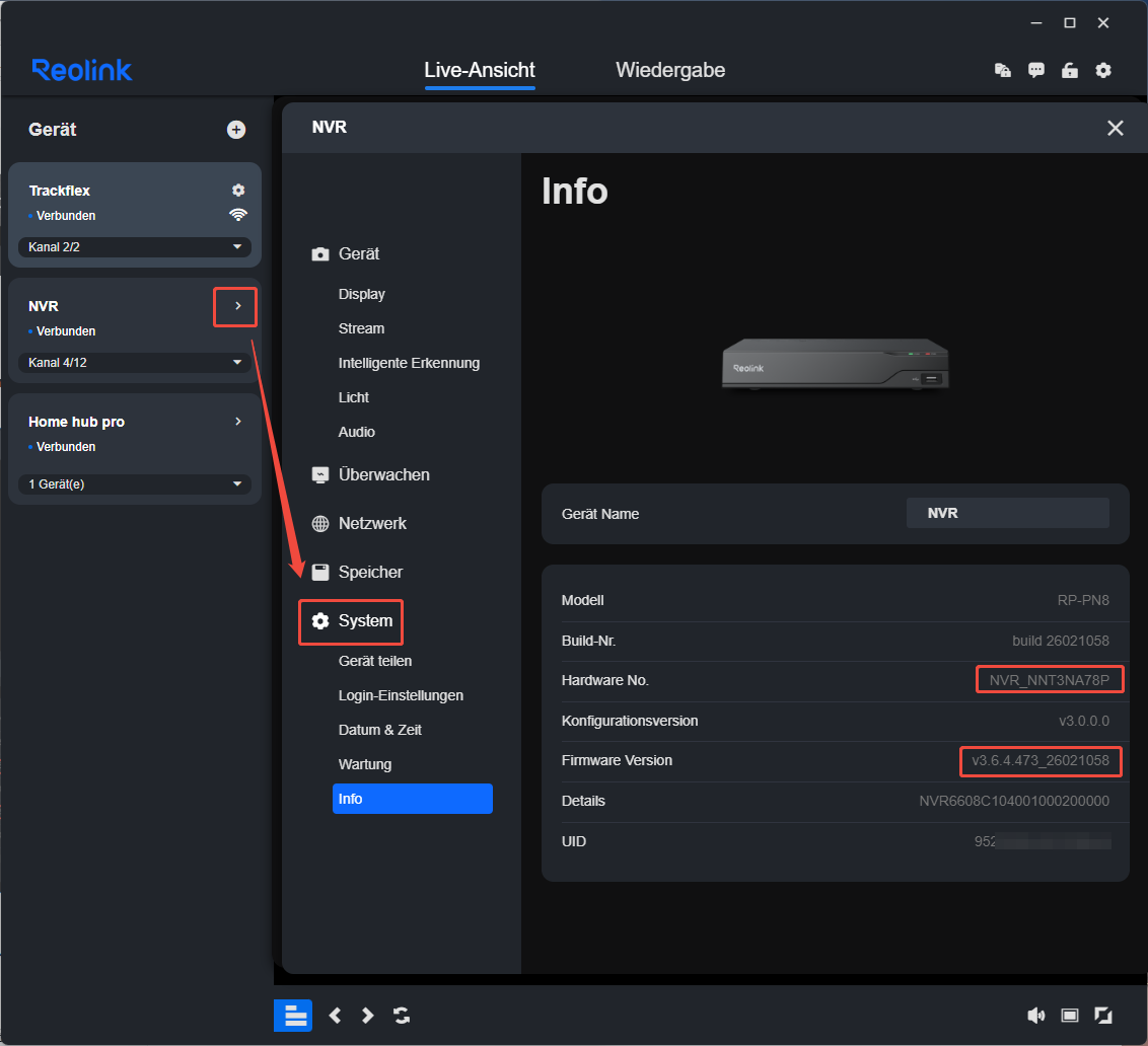NVR info