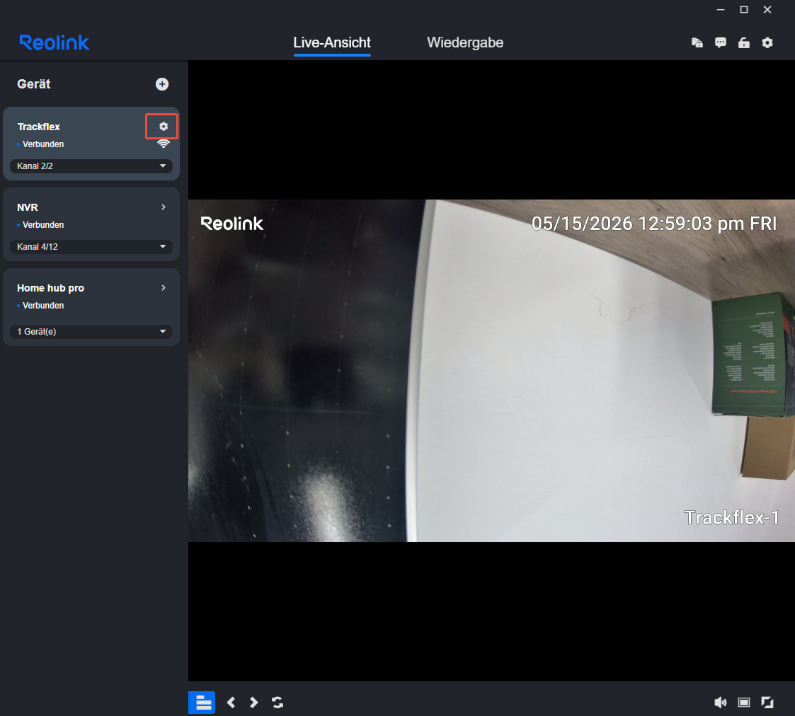 client device setttings