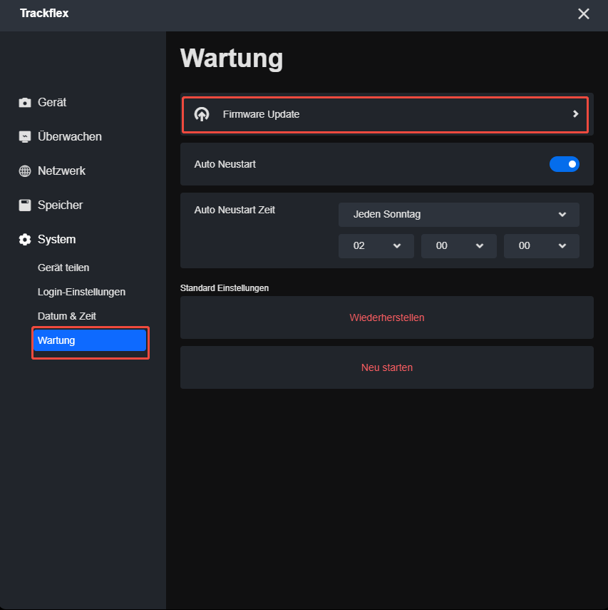client firmware update