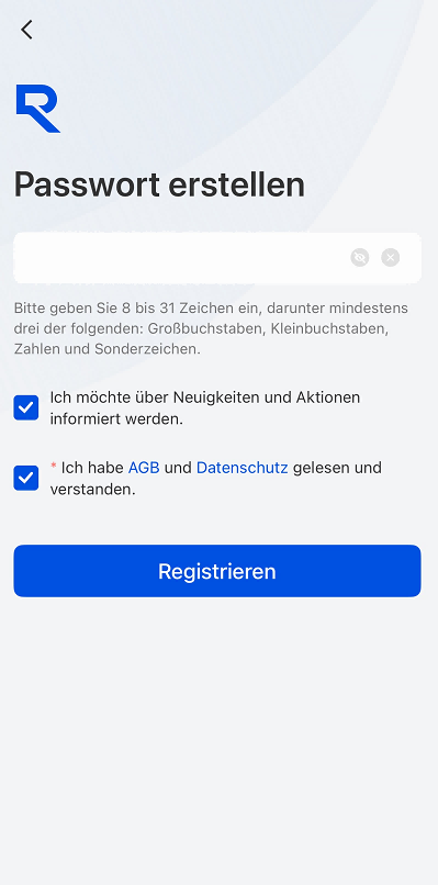creat password