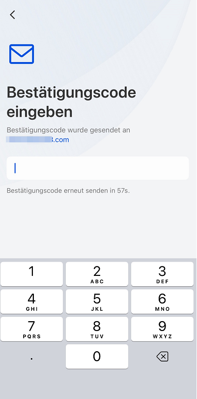 enter verification code