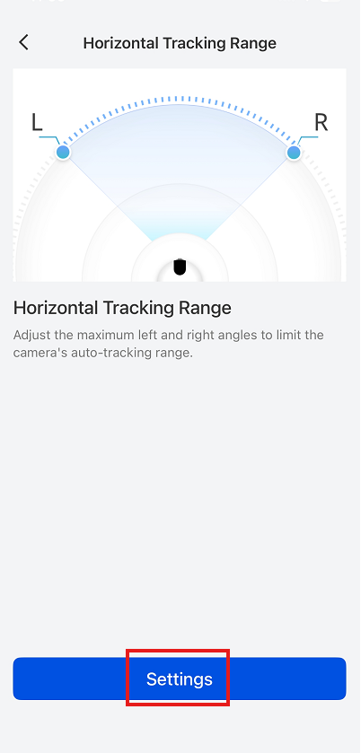 Horizontal Tracking Range
