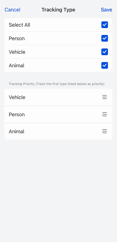 Tracking Type