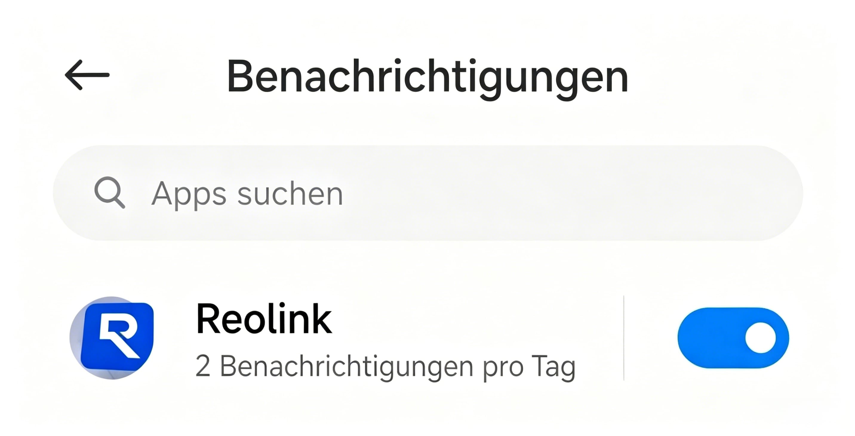 reolink notification