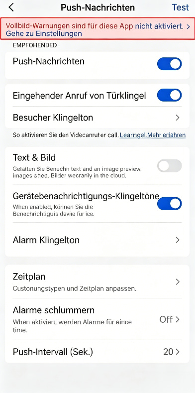 android reolink notification