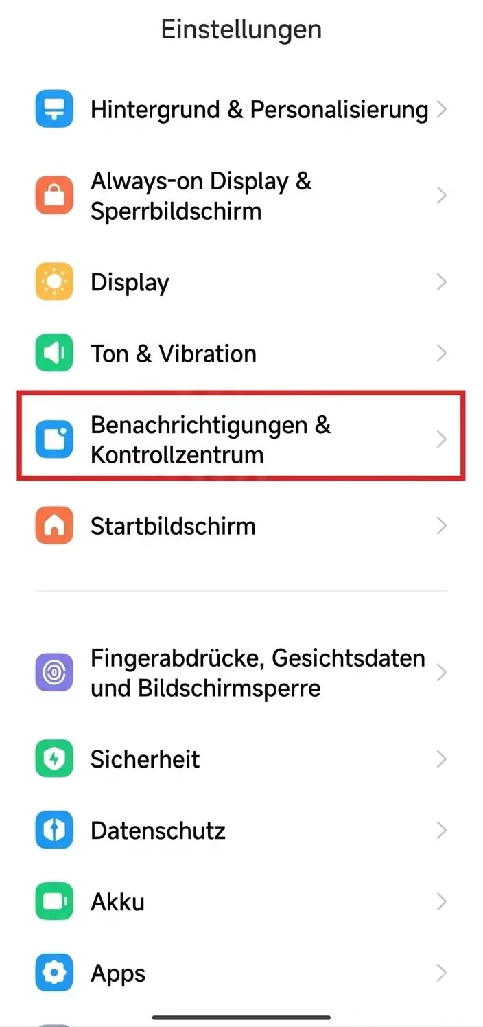 app notification