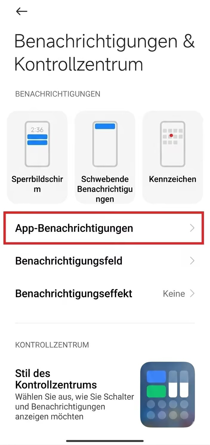 tap app notifications