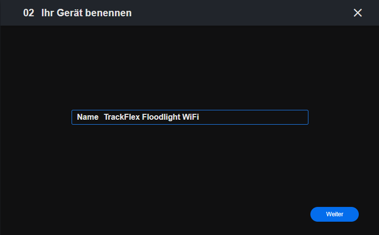 enter device name