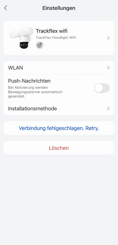 Connection failed