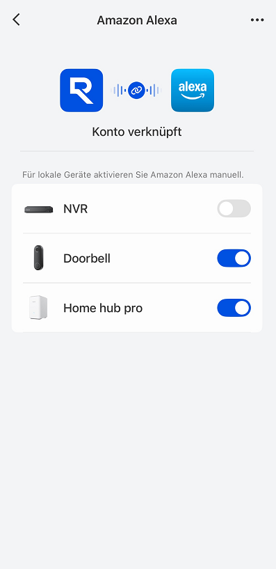 amazon alexa device linked