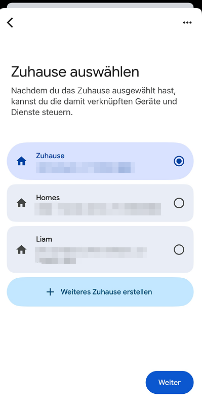 choose a home