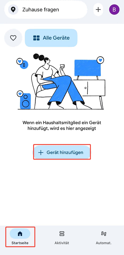 Google Home App Add device