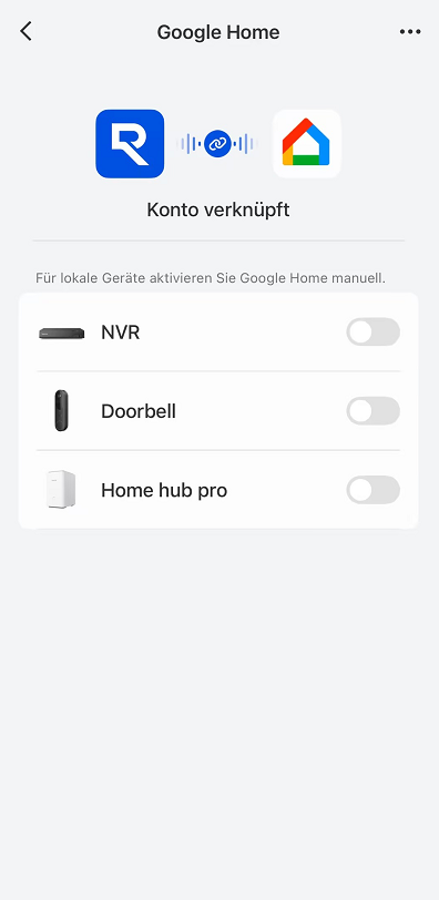 Tap Google Home