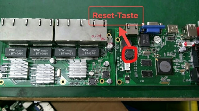 reset button