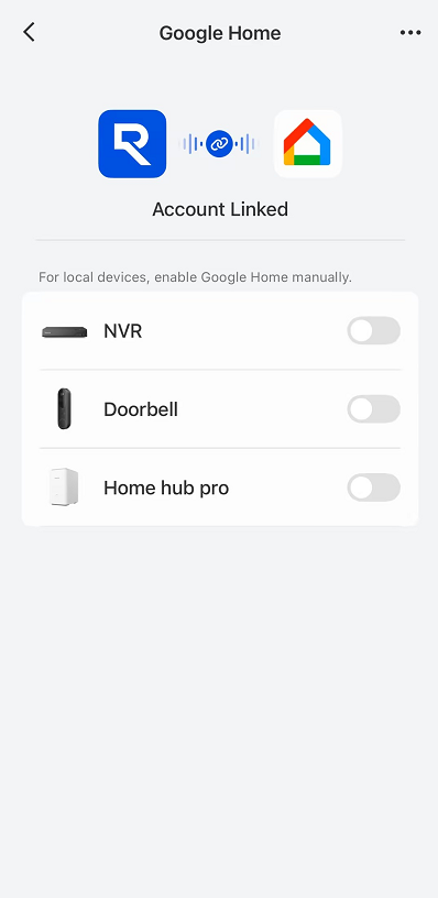 Tap Google Home