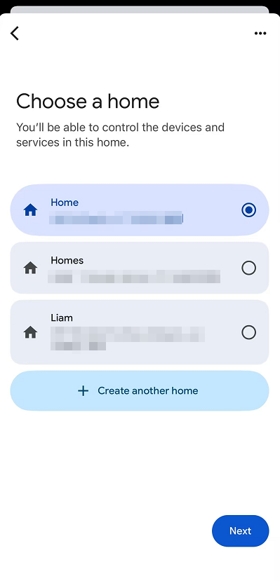 choose a home