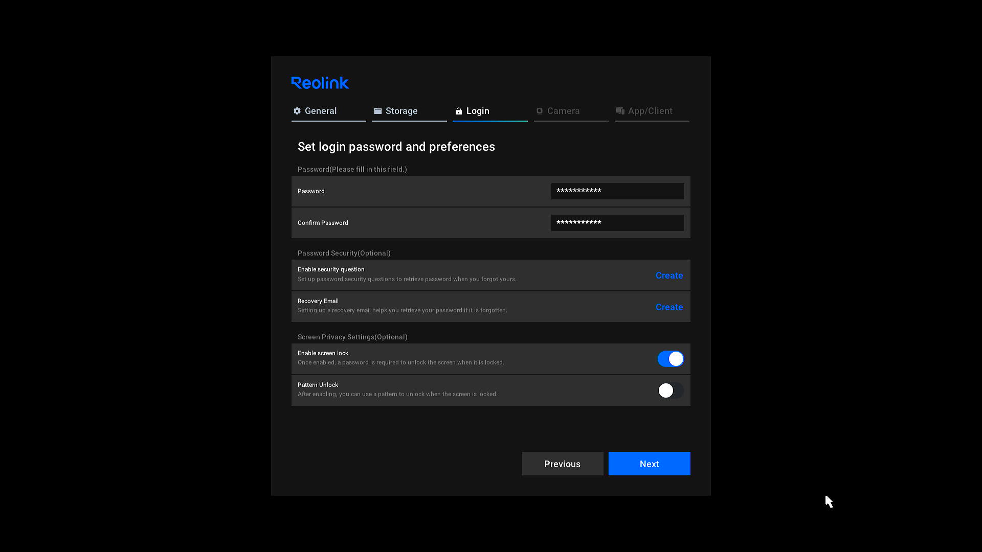login