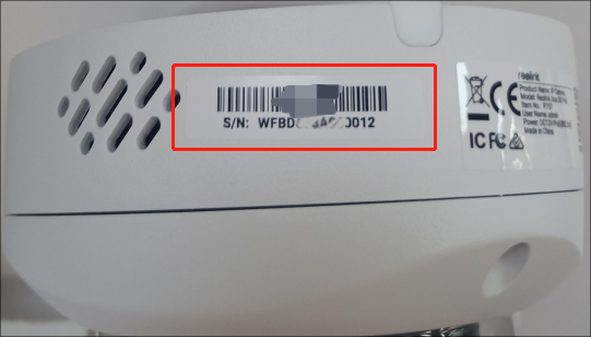 Series number camera