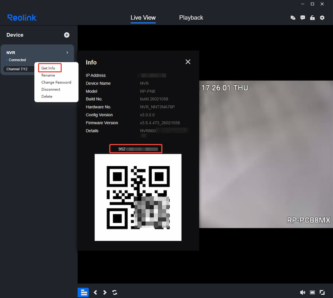 NVR info client