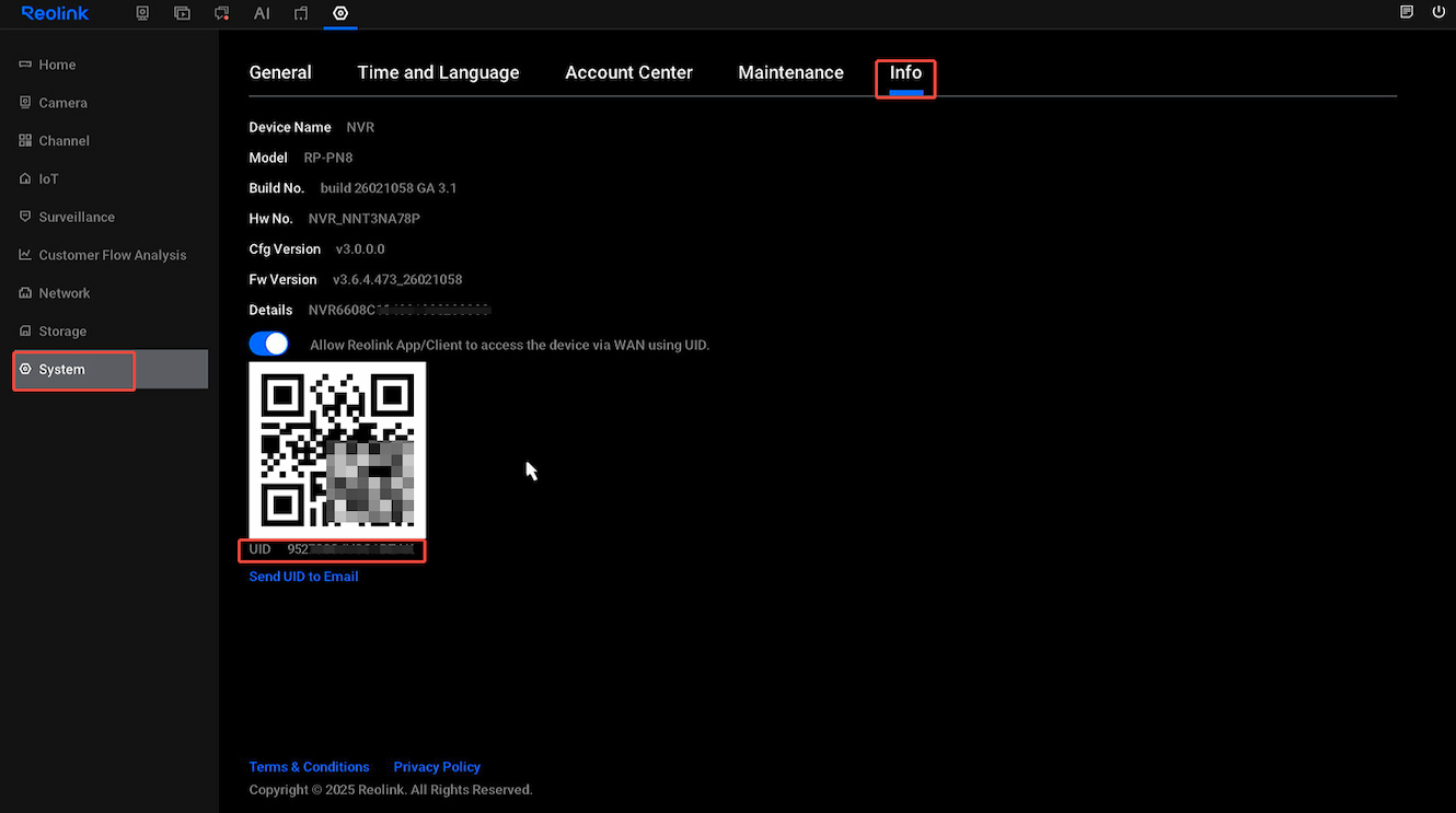 new UI info
