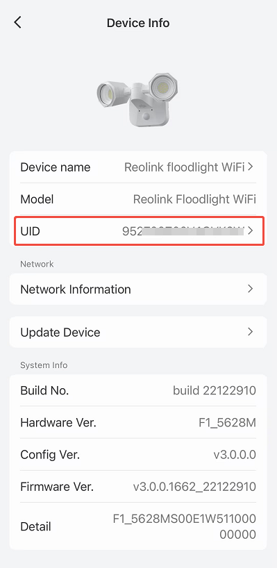 floodlight UID