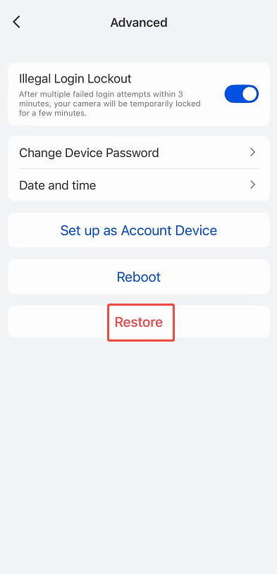 Restore