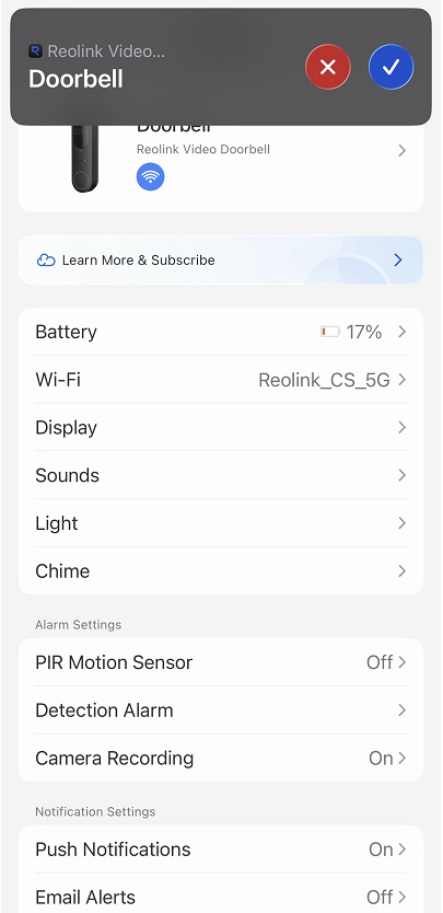 call reolink app