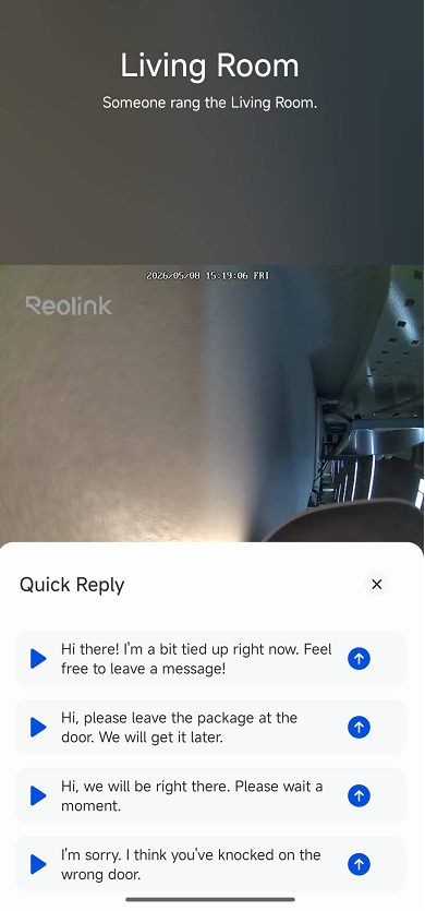 quick reply