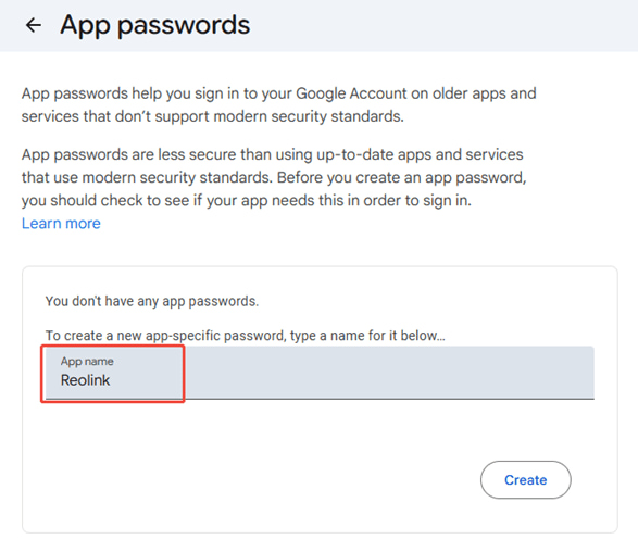 app name