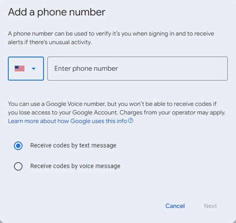 phone number