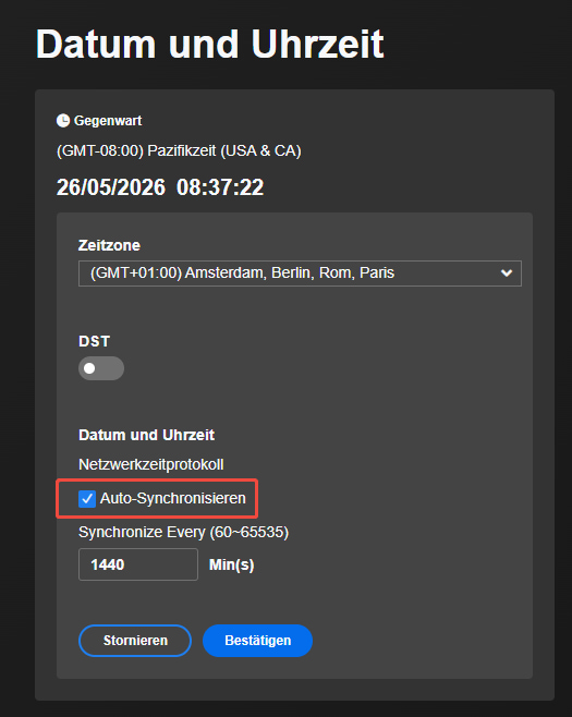 Auto  Synchronize