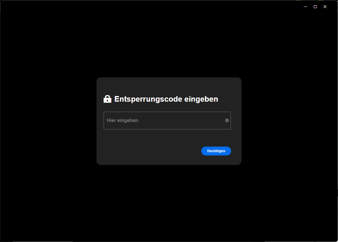 enter password
