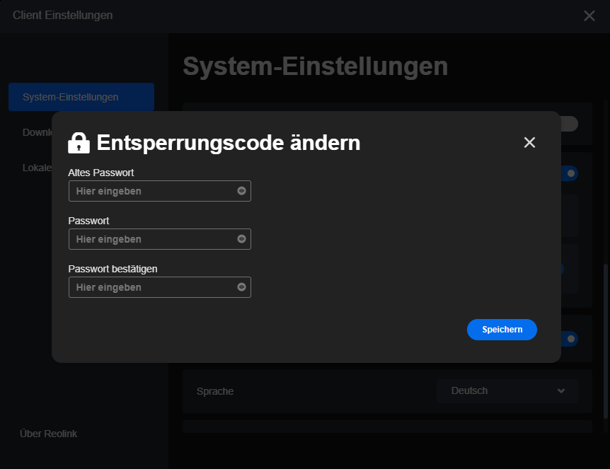 enter a new password