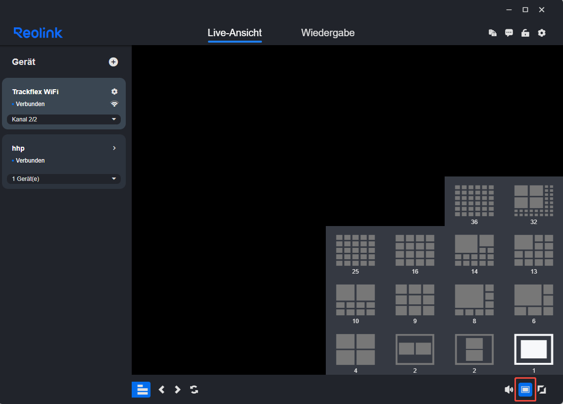 choose the multiple screens