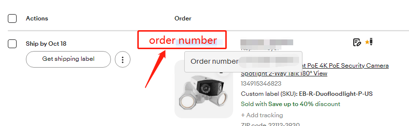 eBay account