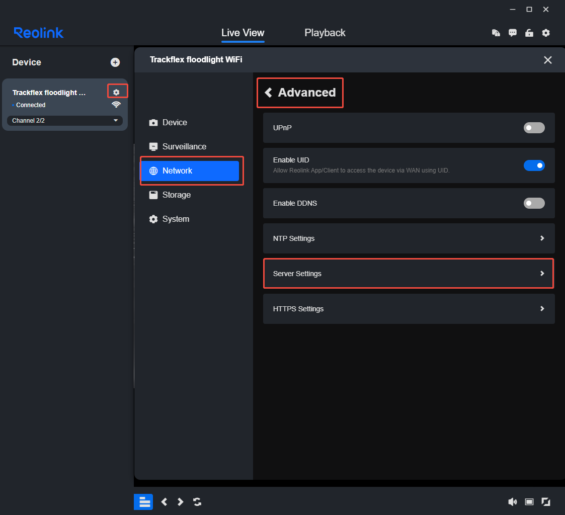 client advanced