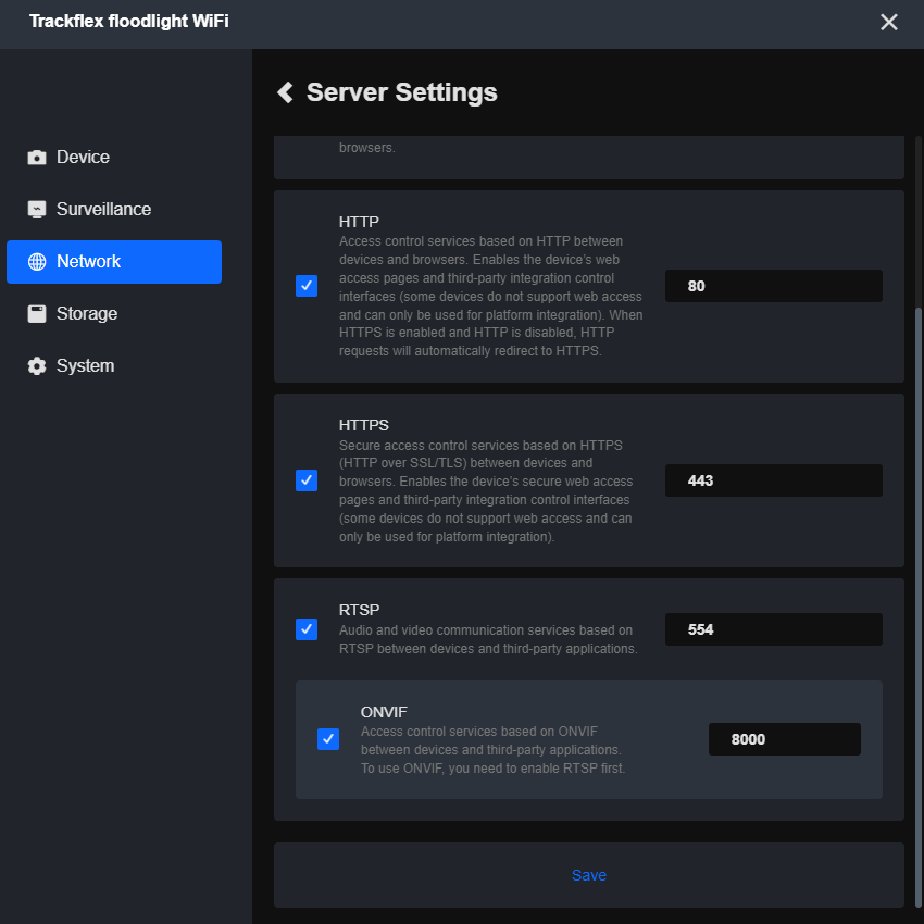 client device RTSP