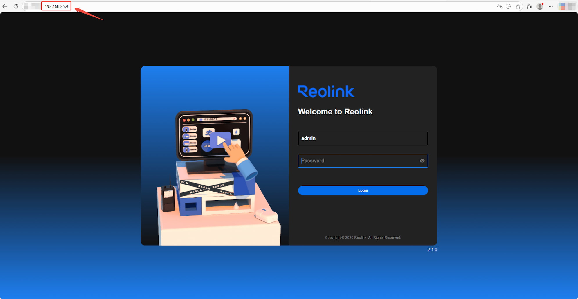 web log in