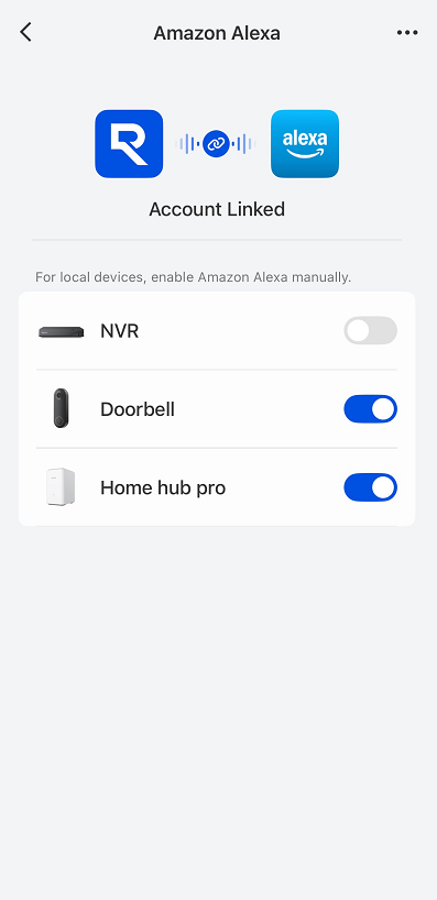 amazon alexa device linked