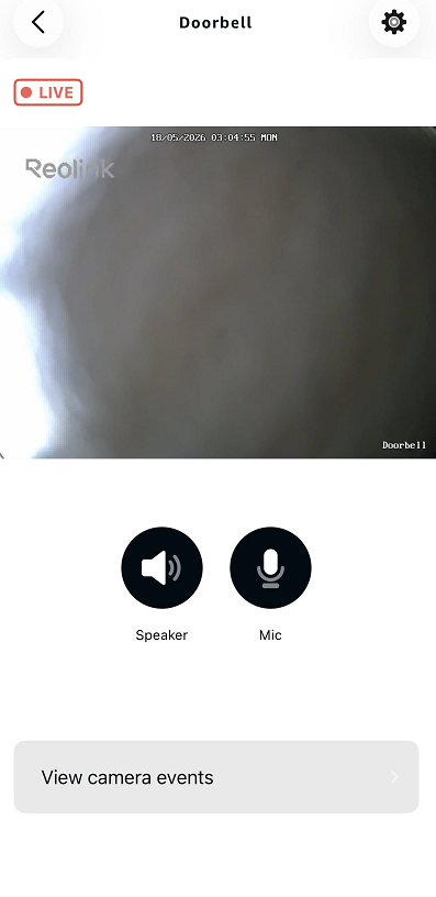 Speaker button