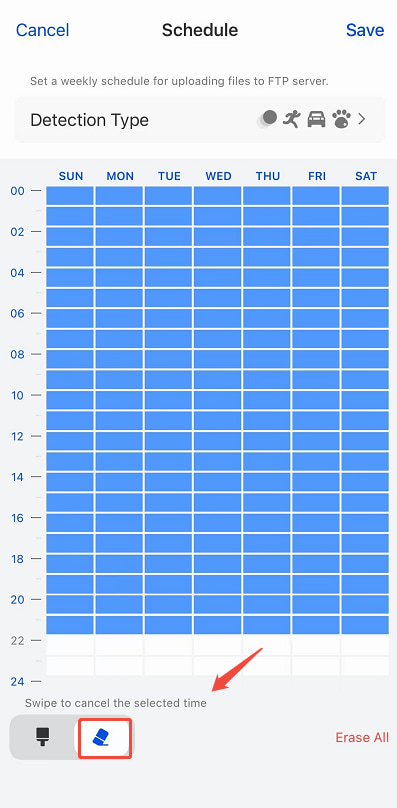 remove schedule
