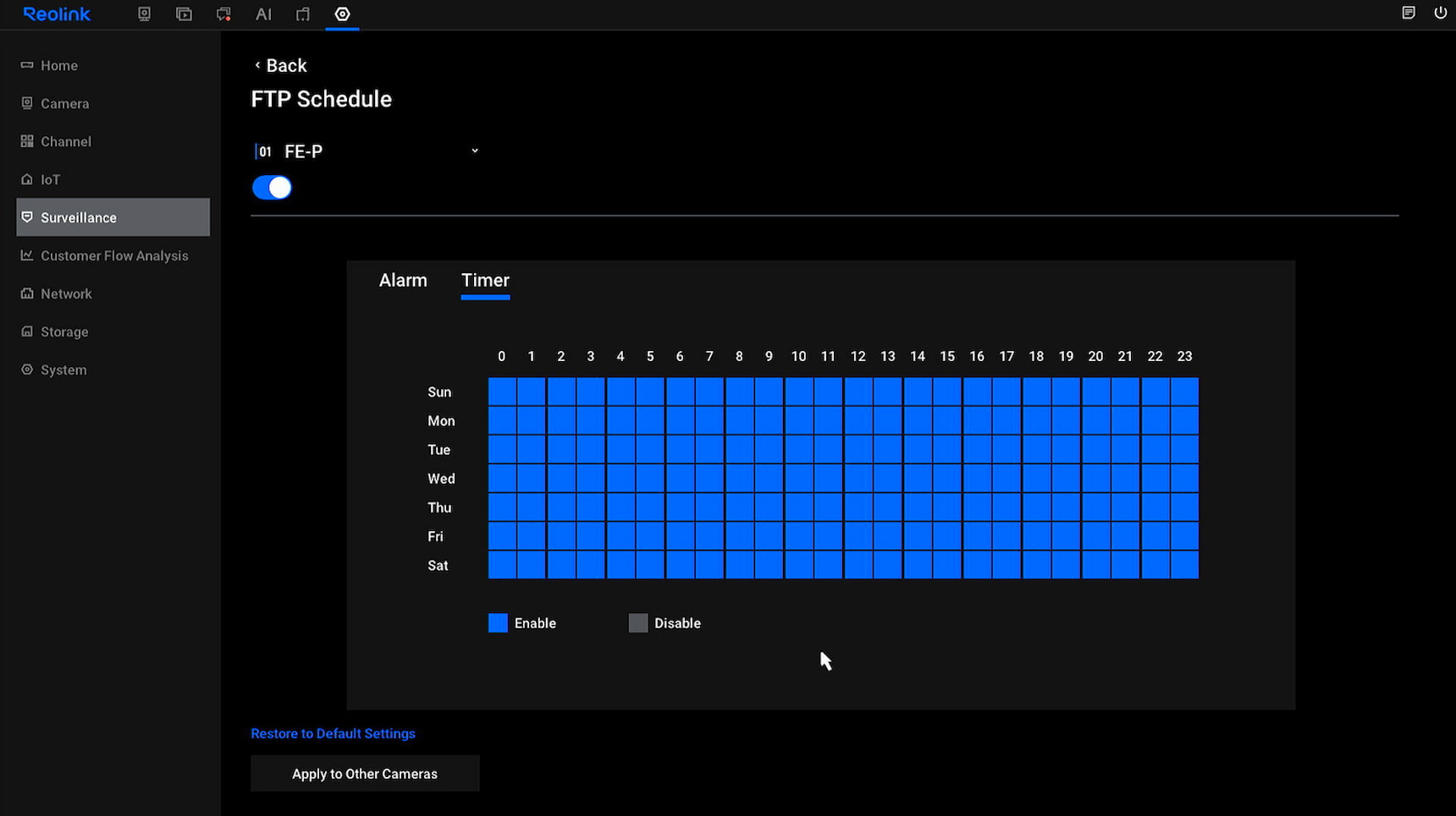 New UI FTP schedule